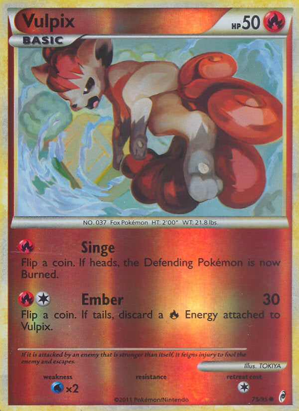 Call of Legends Vulpix #75/95 reverse holo